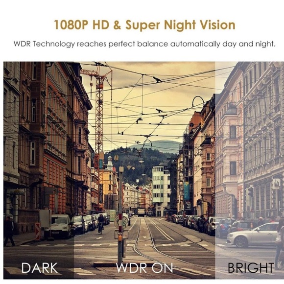 Dual Dash Cam 4” Touch Screen Full HD 1080P W/ Backup Camera & Night Vision New - Picture 6 of 6